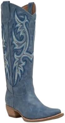 image:imageFRYE AND CO womens Irlene Tall Deco StitchDenim Blue