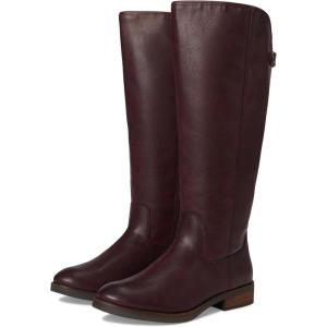 FRYE AND CO. womens Kellie Button Tall Wide Calf(Mulberry)