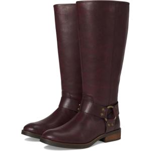FRYE AND CO. womens Kellie Harness Wide Calf(Mulberry)