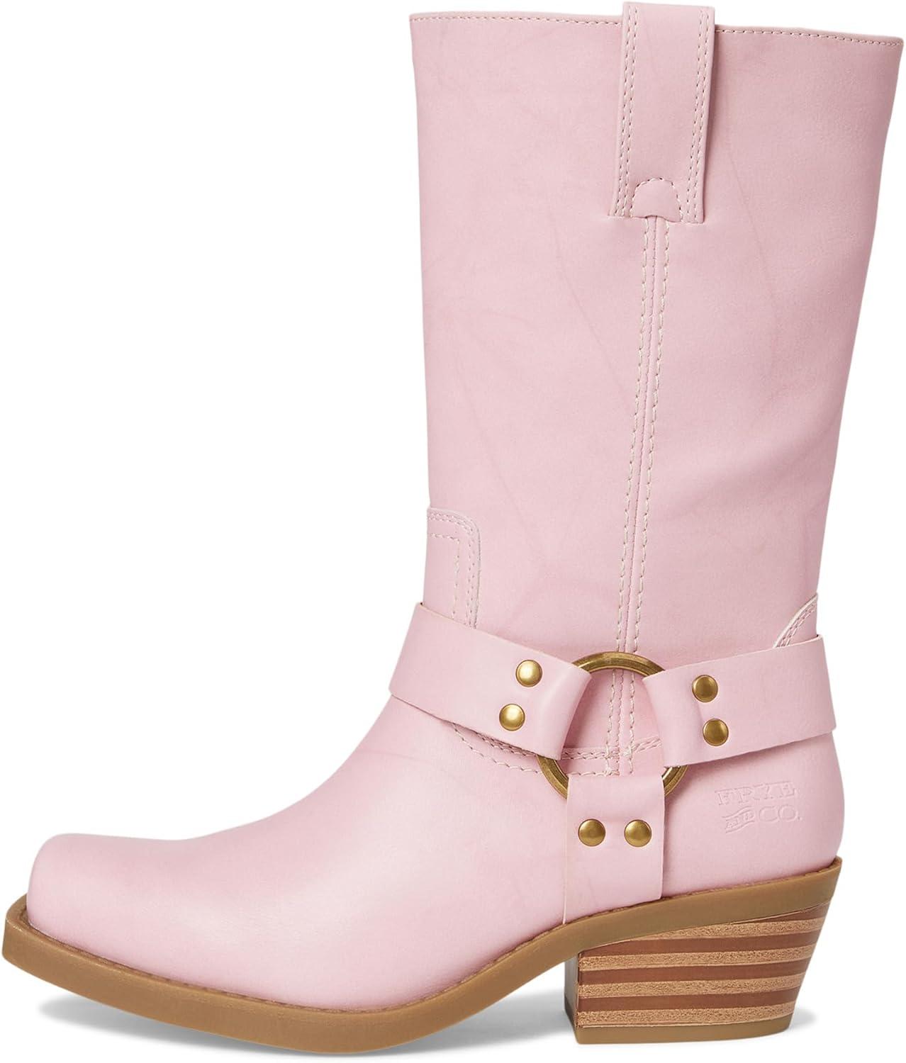 image:imageFRYE AND CO Girls Lorrie Harness 12 Little Big Kid Mid Calf Boot Pink 4Pink