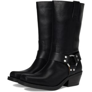 FRYE AND CO. Girls Lorrie Harness 12 (Little Big Kid) Mid Calf Boot, Pink, 4(Black)