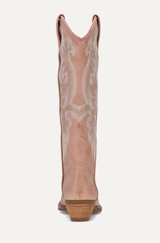 image:imageFRYE AND CO Irlene Tall Deco StitchDusty Pink 1
