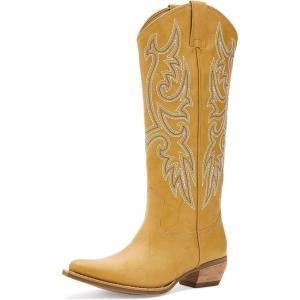 FRYE AND CO. Irlene Tall Deco Stitch(Banana)