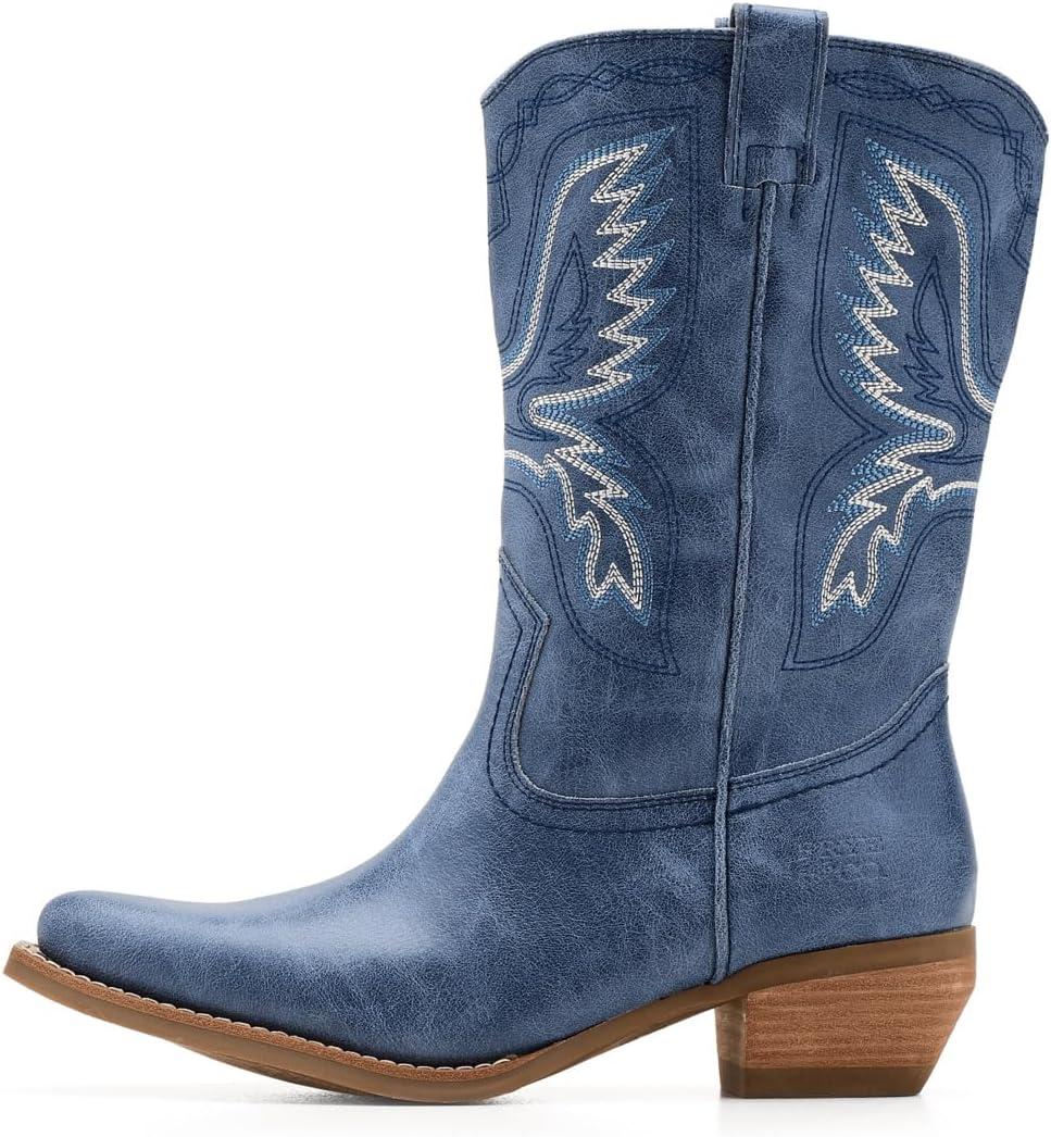 image:imageFRYE AND CO Irlene Short Deco StitchDenim Blue