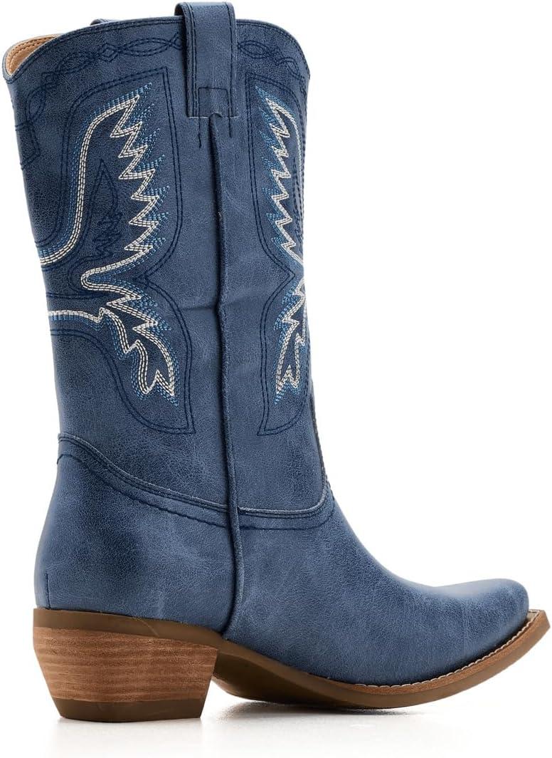 image:imageFRYE AND CO Irlene Short Deco StitchDenim Blue